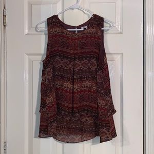 BCBG Generation Aztec Print Shirt